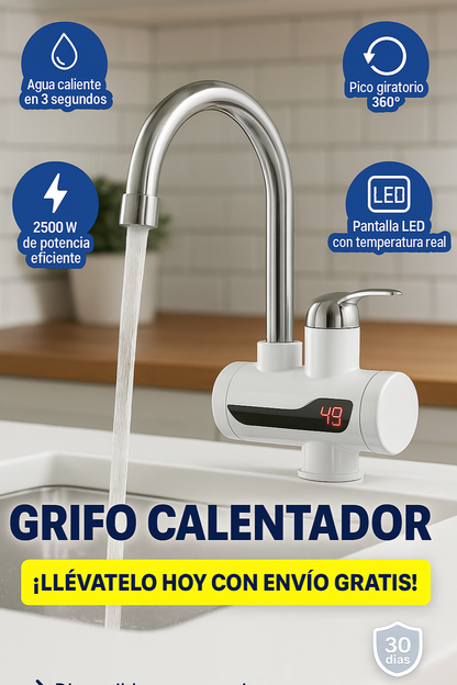 Grifo Calentador 360° Cocina
