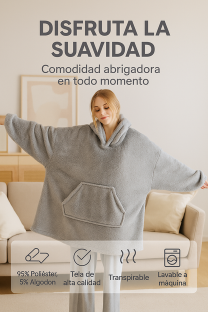 BUZO COBIJA OVER SIZE - Un abrazo gigante para tus días fríos